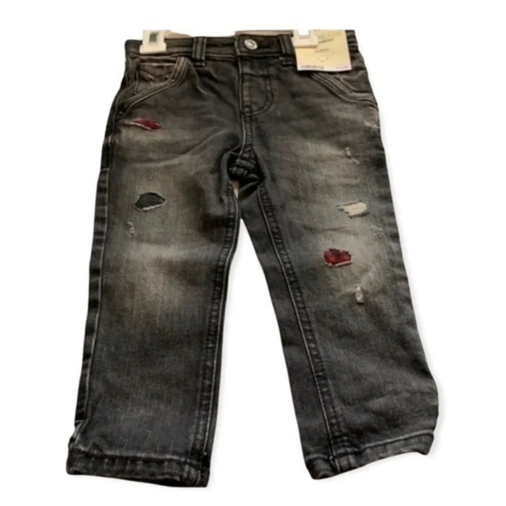 Oshkosh B’gosh Distressed Skinny Adjustable Jeans